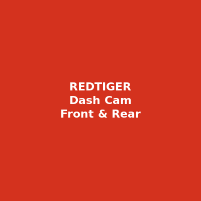REDTIGER Dash Cam Front and Rear